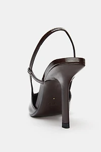 POINTED TOE SLINGBACKS