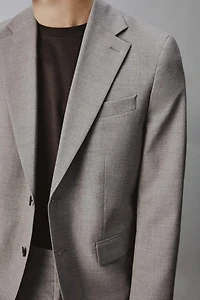 REGULAR FIT TEXTURED SUIT JACKET