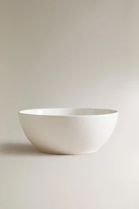 STONEWARE SALAD BOWL