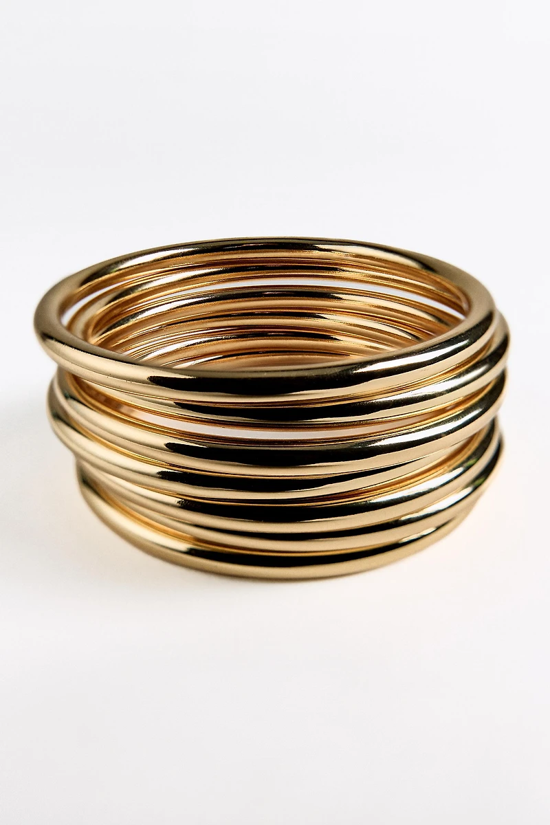 LOT DE BRACELETS MÉTALLIQUES