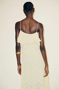 STUDDED LACE DRESS