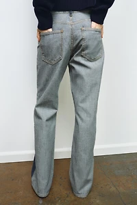 ZW COLLECTION MID-RISE STRAIGHT LEG JEANS