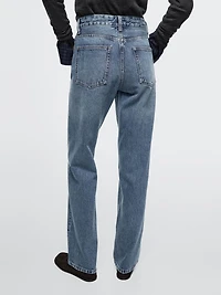 Jean straight mid-rise