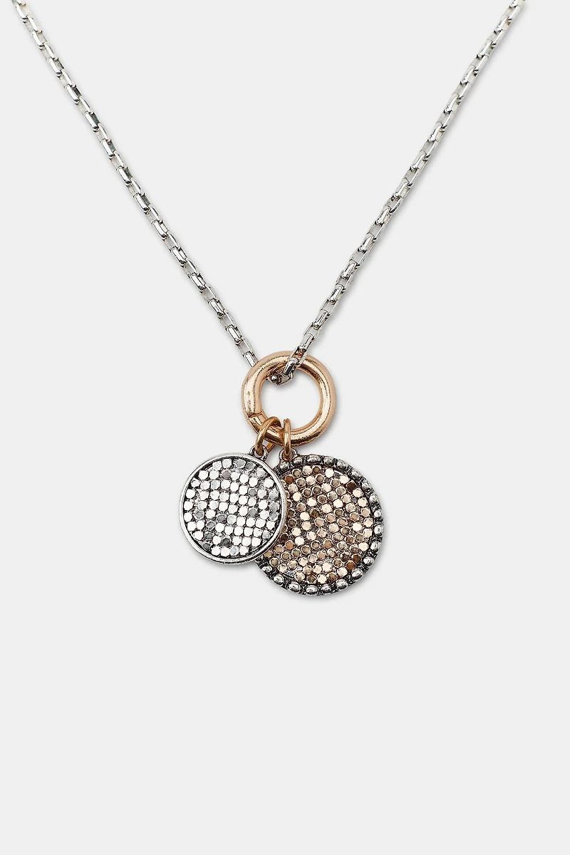 PACK OF 3 CORD AND MEDALLION NECKLACES
