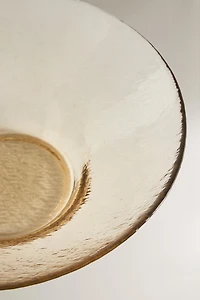 TEXTURED GLASS BOWL