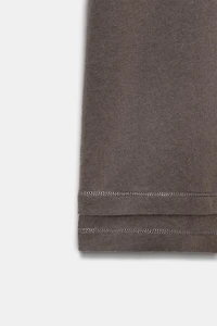 DOUBLE EFFECT SHORT SLEEVE T-SHIRT