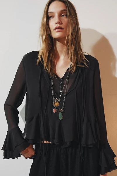 ZW COLLECTION RUFFLED SHIRT
