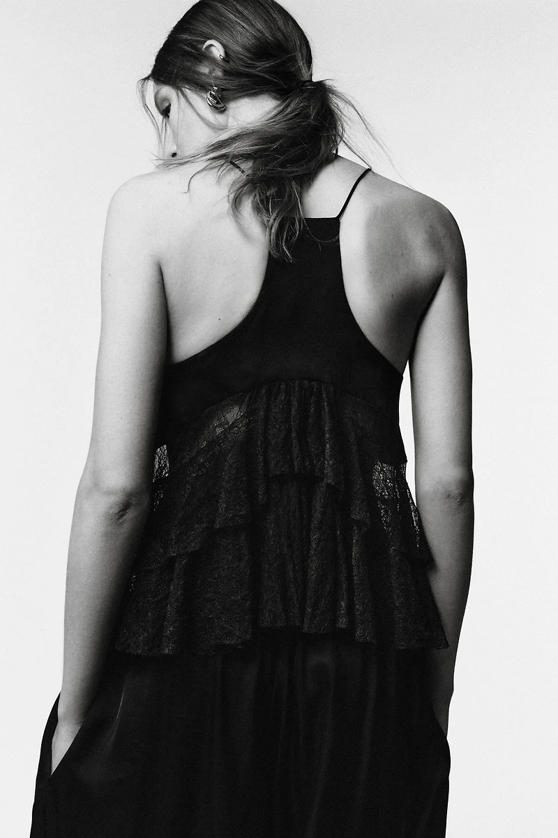 LIMITED EDITION COMBINATION LACE TOP