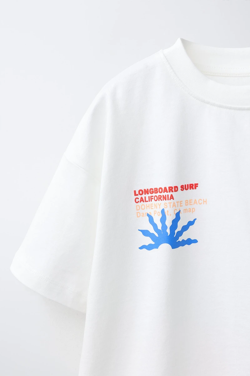 SURF PRINTED T-SHIRT