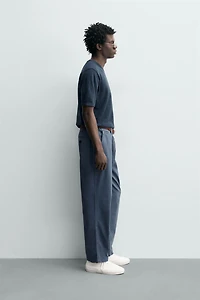 PANTALON CHINO STRAIGHT FIT DÉLAVÉ