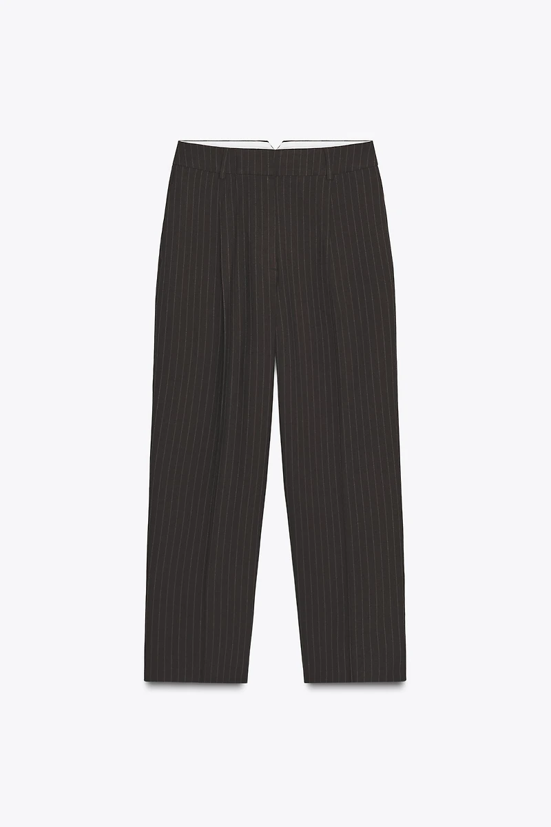 PLEATED TAPERED PANTS