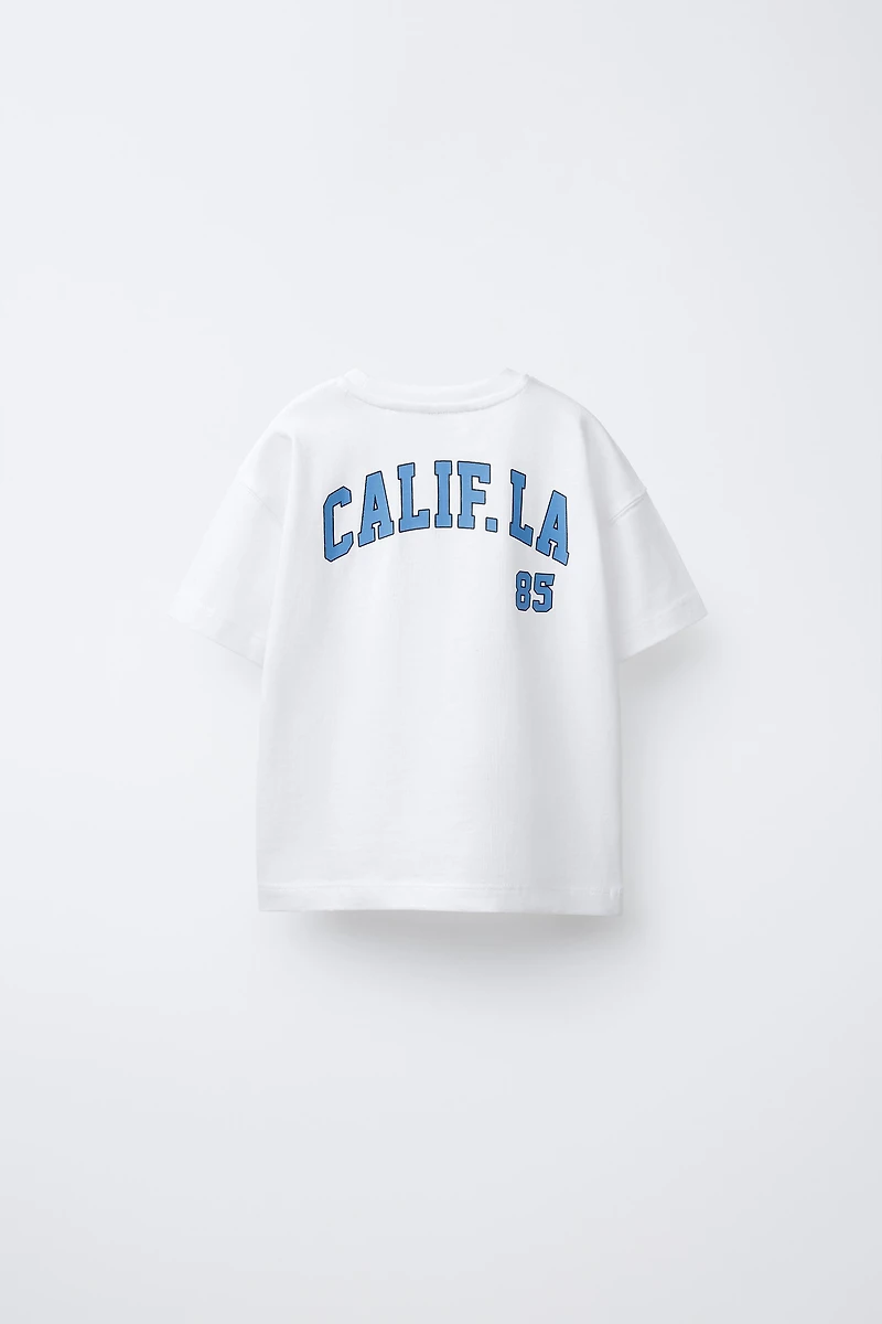 JOGGING TEXT T-SHIRT