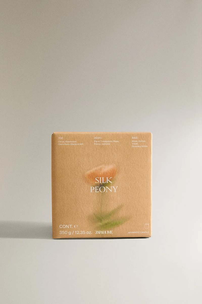 (350 G) BOUGIE PARFUMÉE SILK PEONY