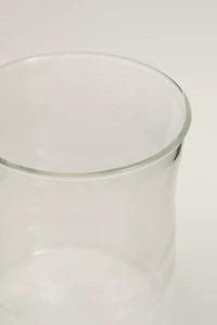 EMBOSSED BOROSILICATE GLASS MUG