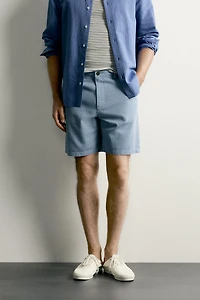 WASHED REGULAR FIT SHORTS