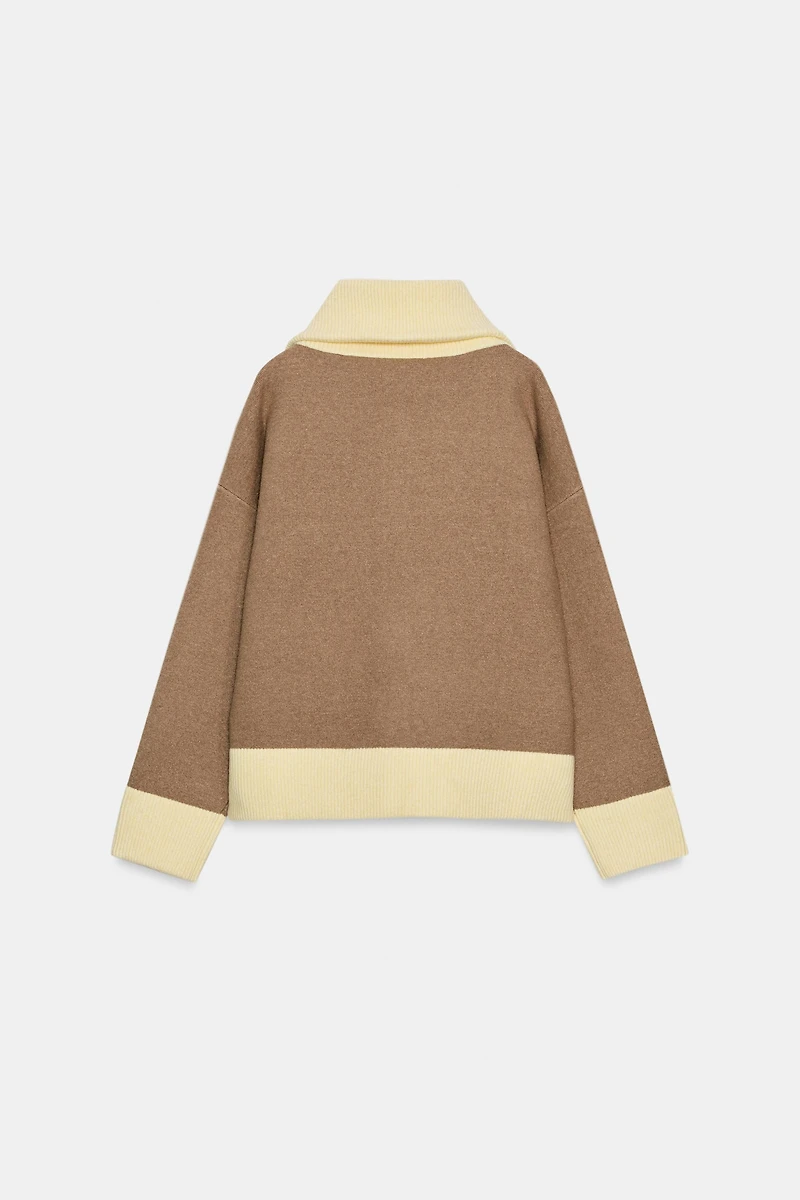 ZIP-UP CARDIGAN