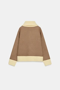 ZIP-UP CARDIGAN