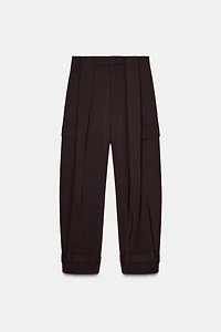 PANTALON CARGO À PINCES ZW COLLECTION