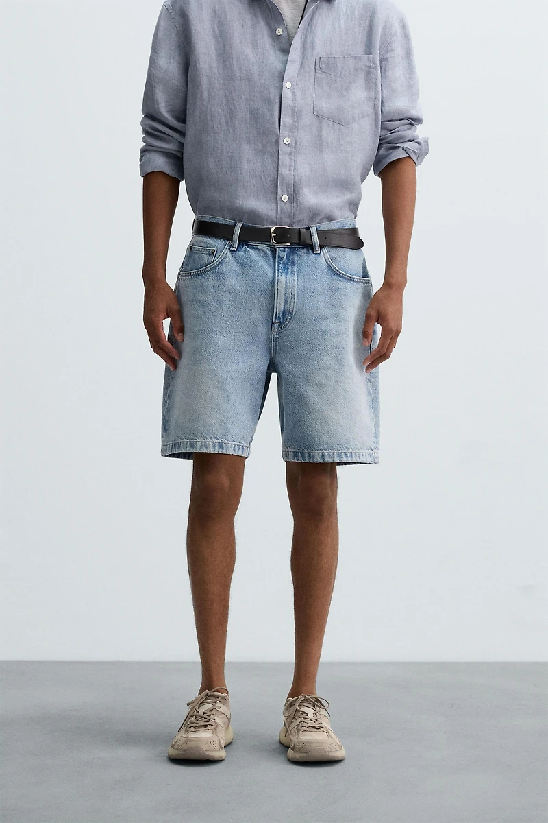 BERMUDA DENIM REGULAR FIT
