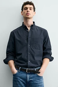 REGULAR FIT COTTON SHIRT