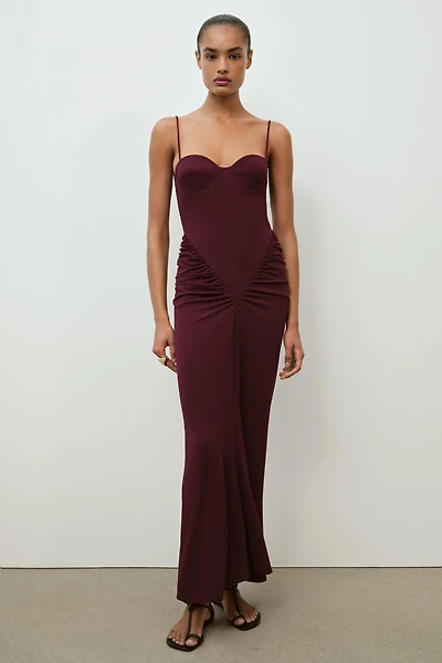 ROBE CORSET DRAPÉE