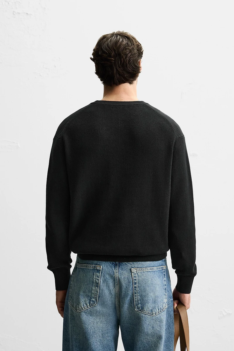 PURL KNIT SWEATER