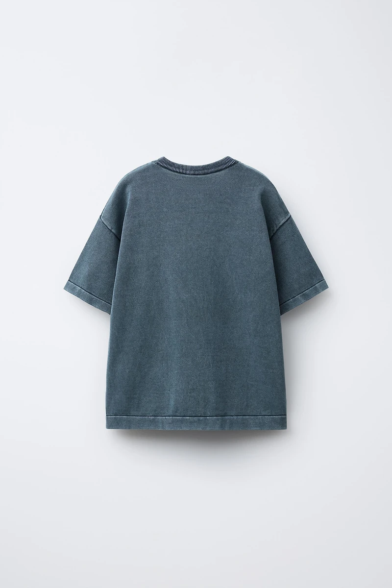ACID WASH GRAFFITI T-SHIRT