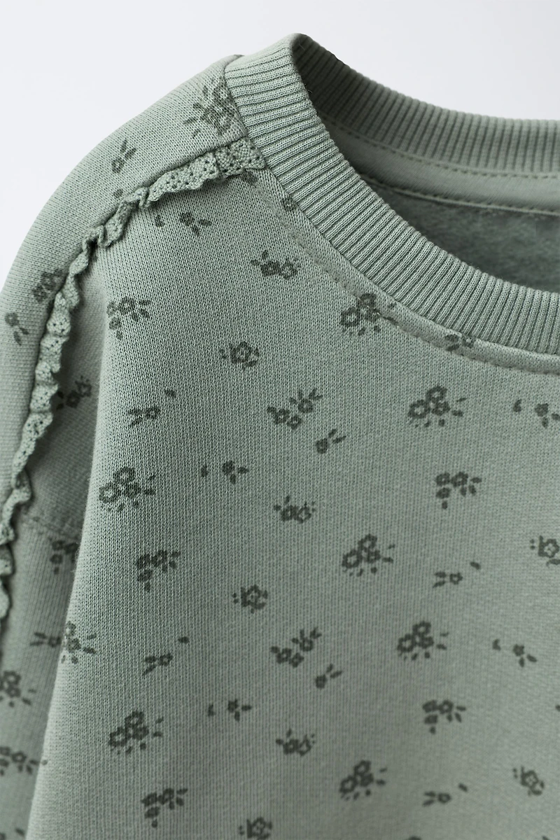 ENSEMBLE SWEAT-SHIRT ET LEGGING FLEURS