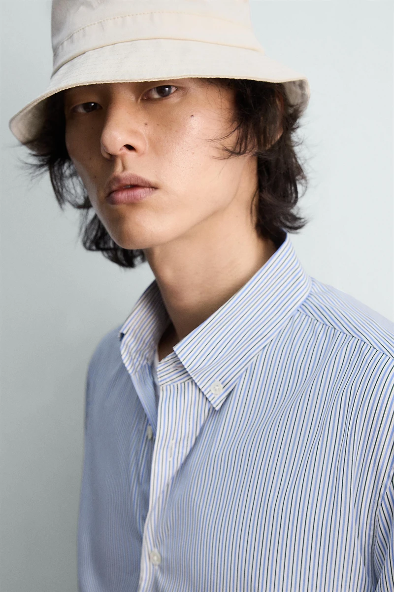 RELAXED FIT STRIPED SHIRT