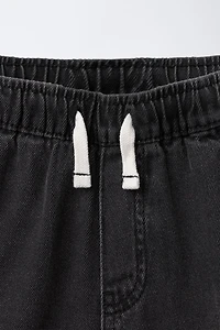 LOOSE DENIM BERMUDA SHORTS
