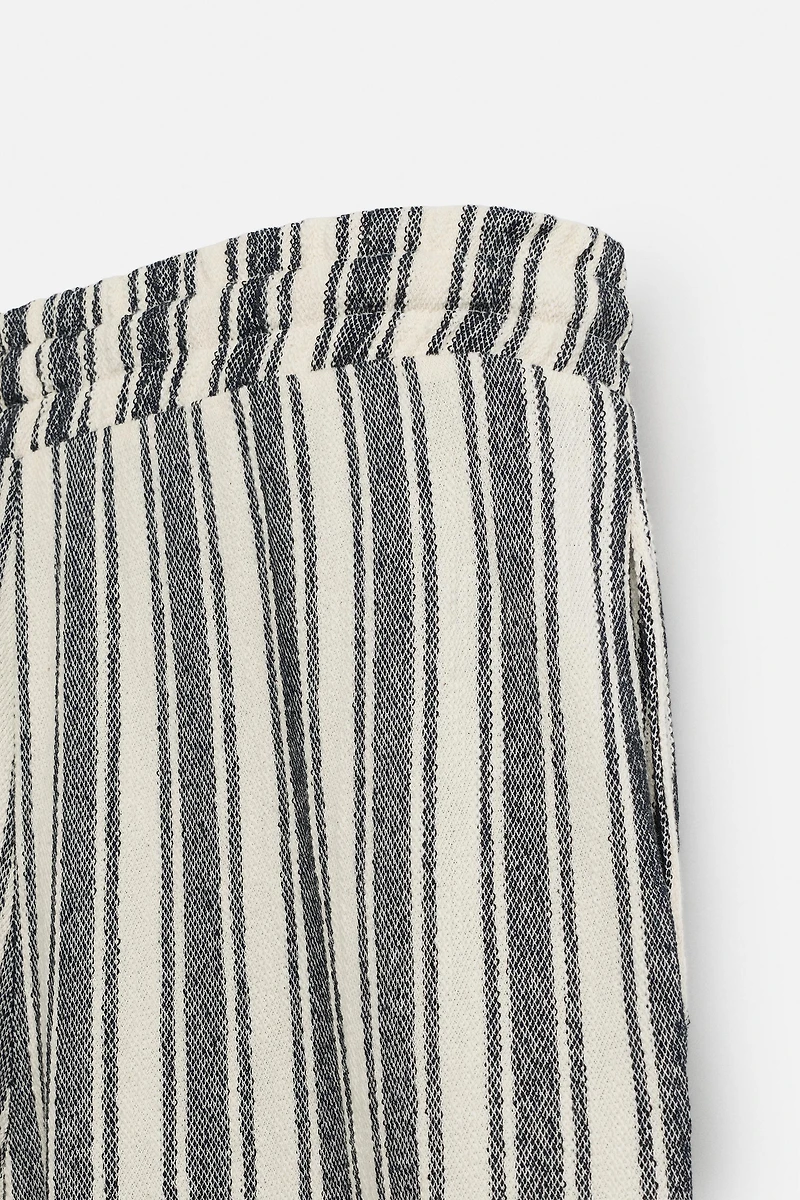 JACQUARD STRIPED PANTS