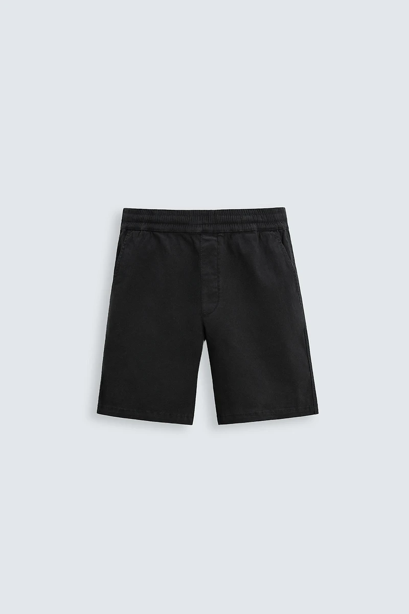 RELAXED FIT TWILL SHORTS
