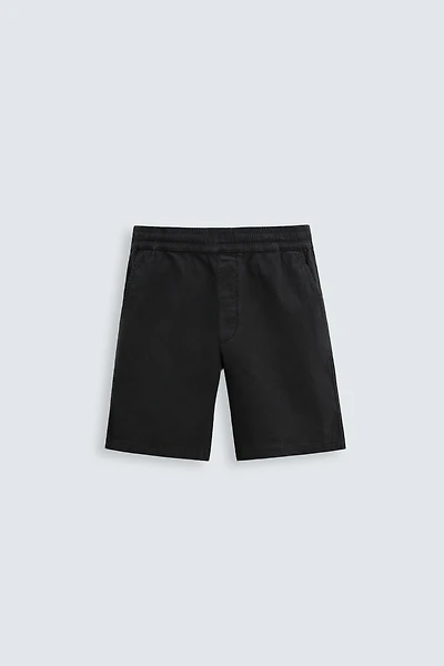 RELAXED FIT TWILL SHORTS