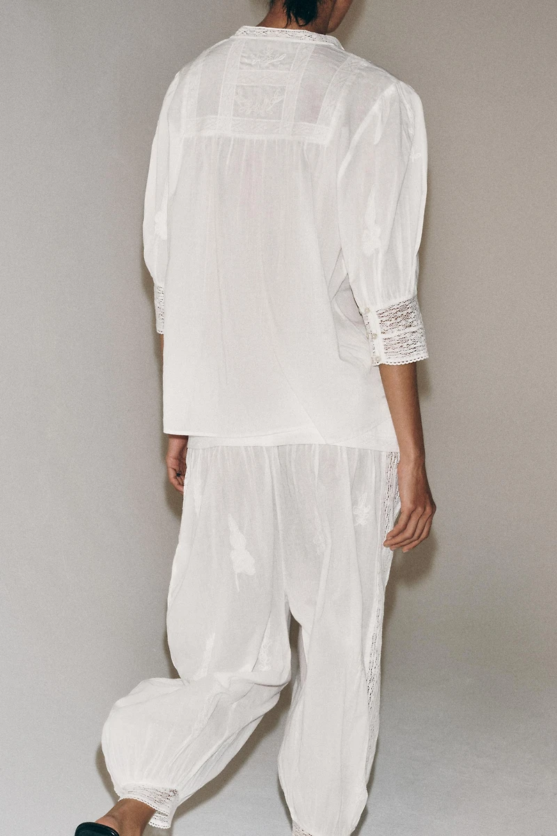EMBROIDERED BLOUSE ZW COLLECTION