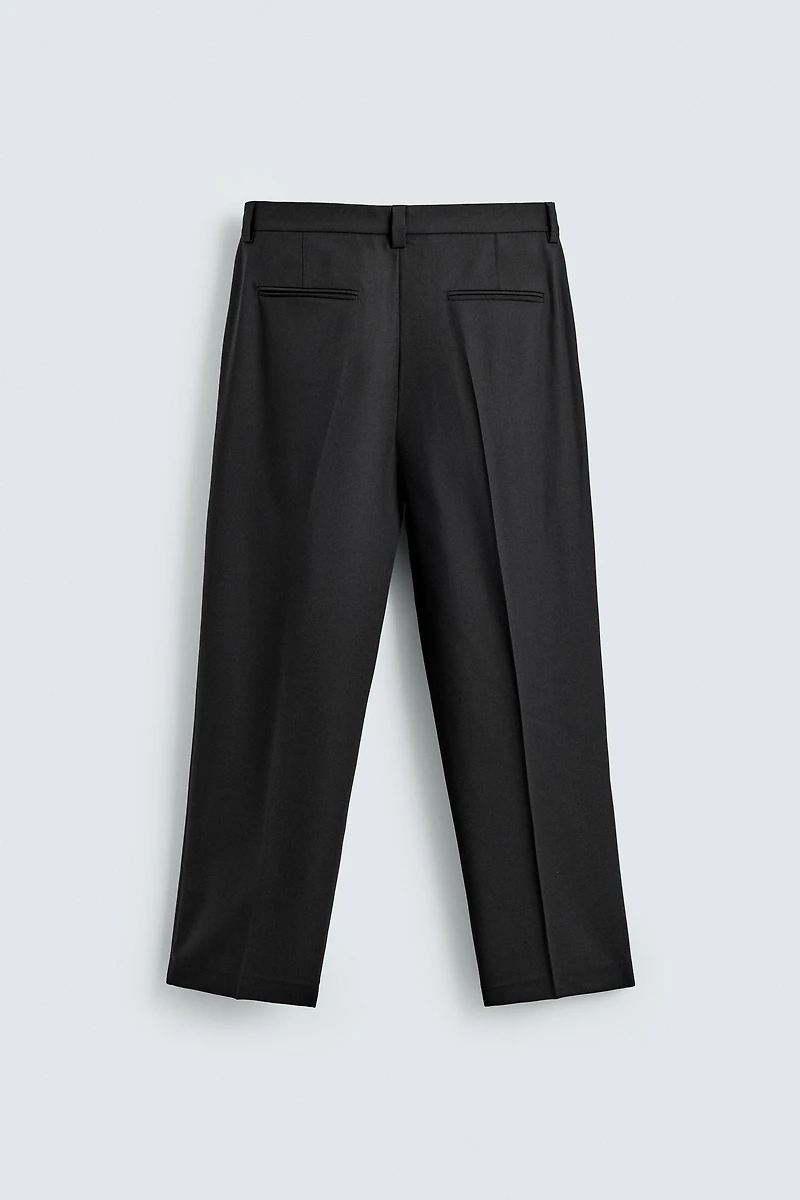 WOOL SUIT PANTS