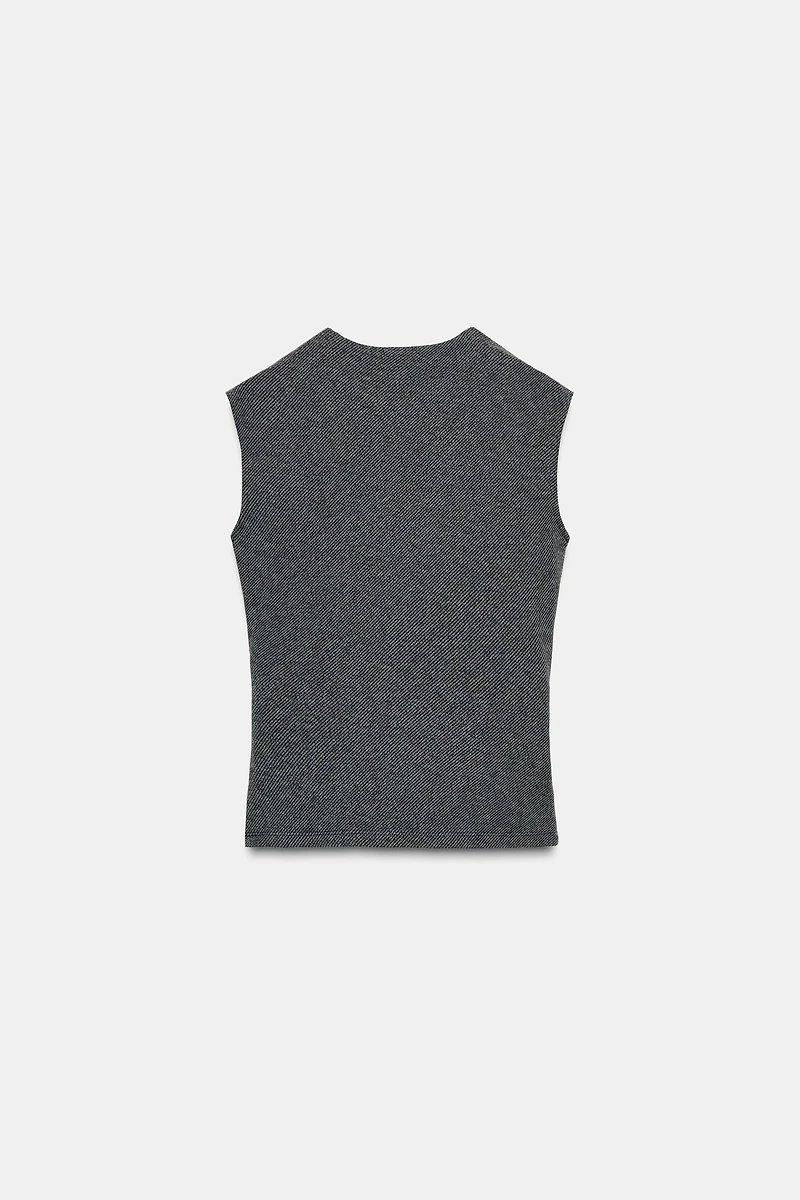TOP DOUX À BOUCLE