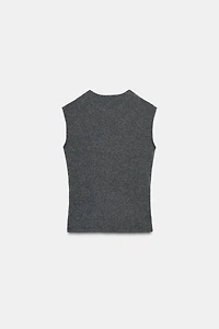 TOP DOUX À BOUCLE