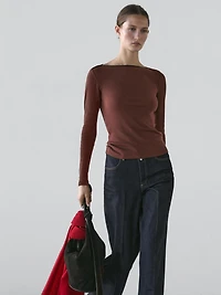 Top liseré contrastant