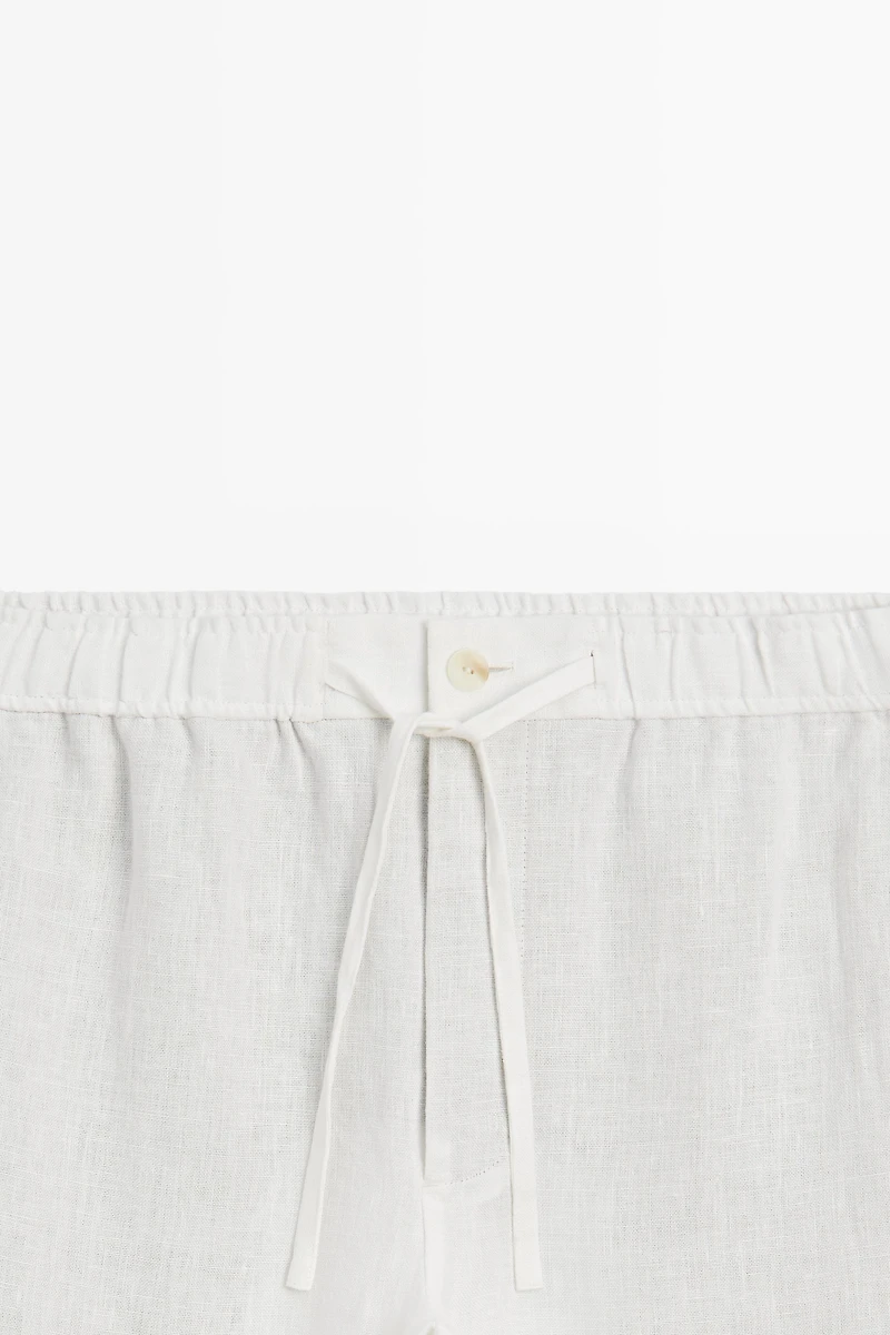 Pantalon jogging 100 % lin