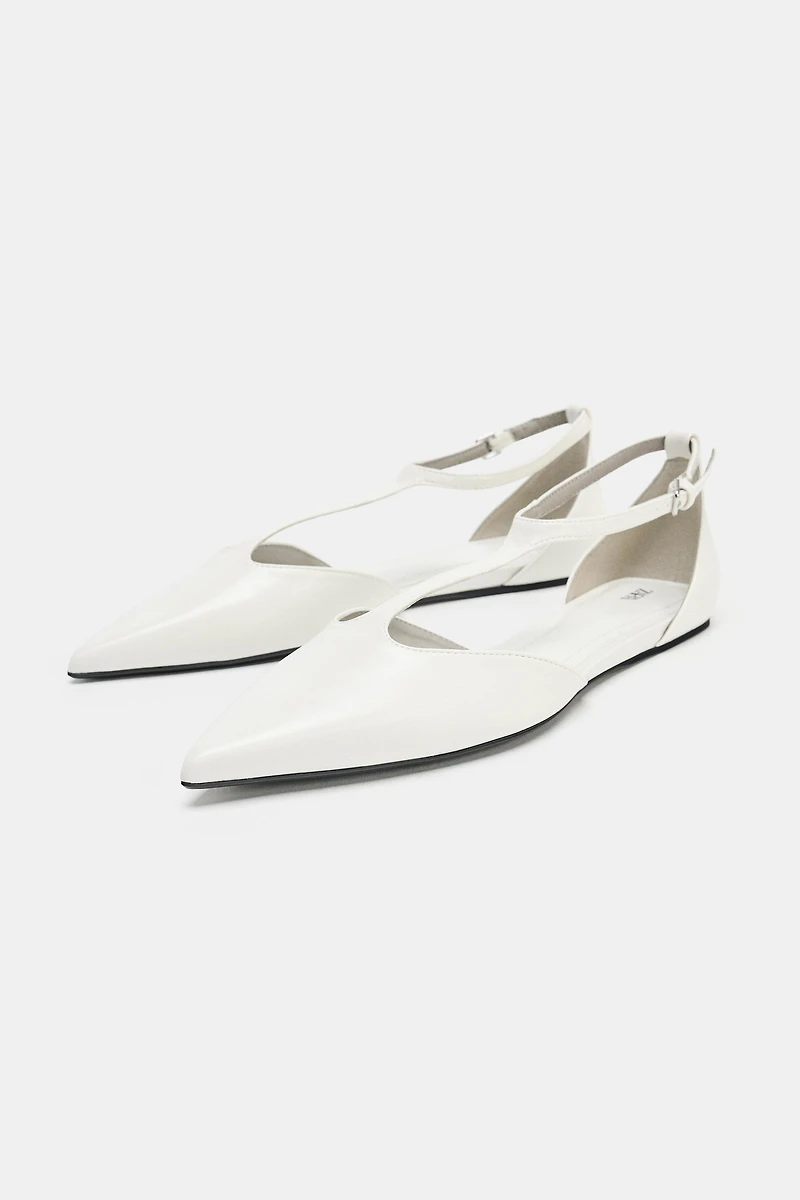 ANKLE STRAP FLAT SHOES