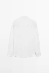 Extra fine regular fit linen shirt