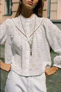 CHEMISE BRODERIES PERFORÉES