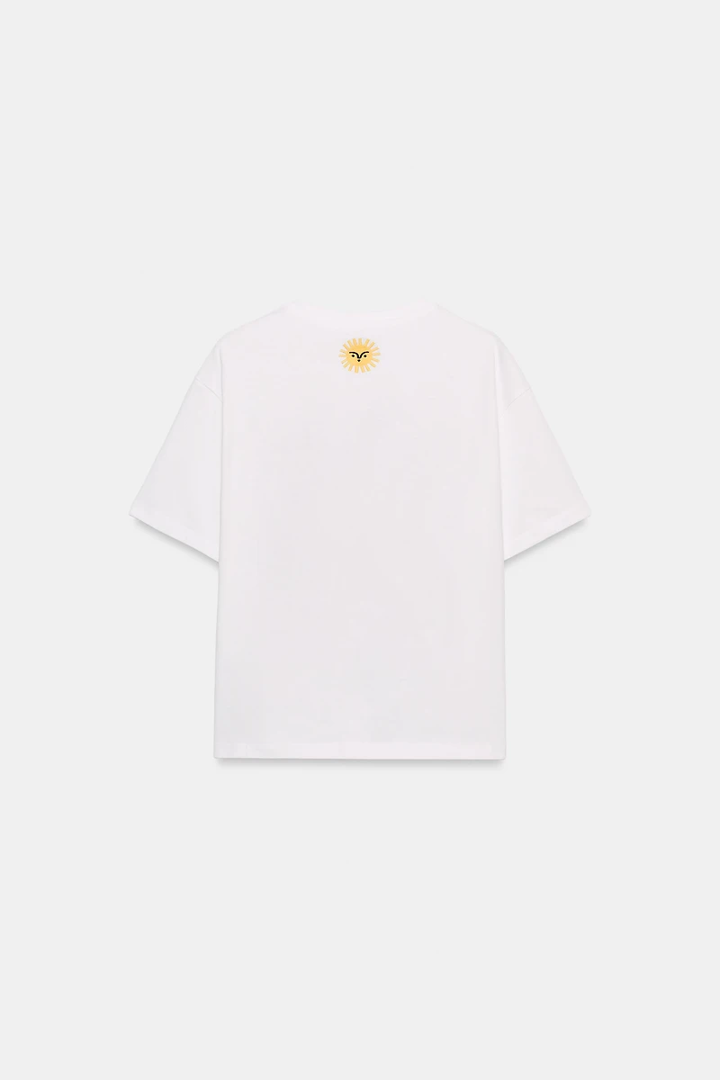 AGUSTINA SHUAN PRINT SHORT SLEEVE T-SHIRT
