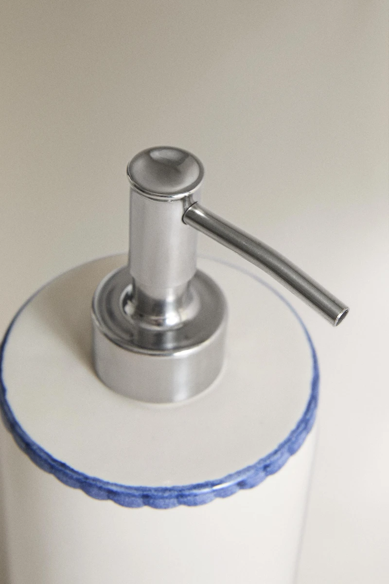 CERAMIC FISH SOAP DISPENSER