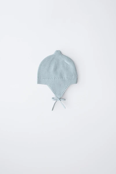 BONNET EN MAILLE PERLÉE