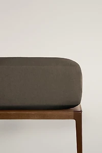 FADED LINEN FITTED SHEET