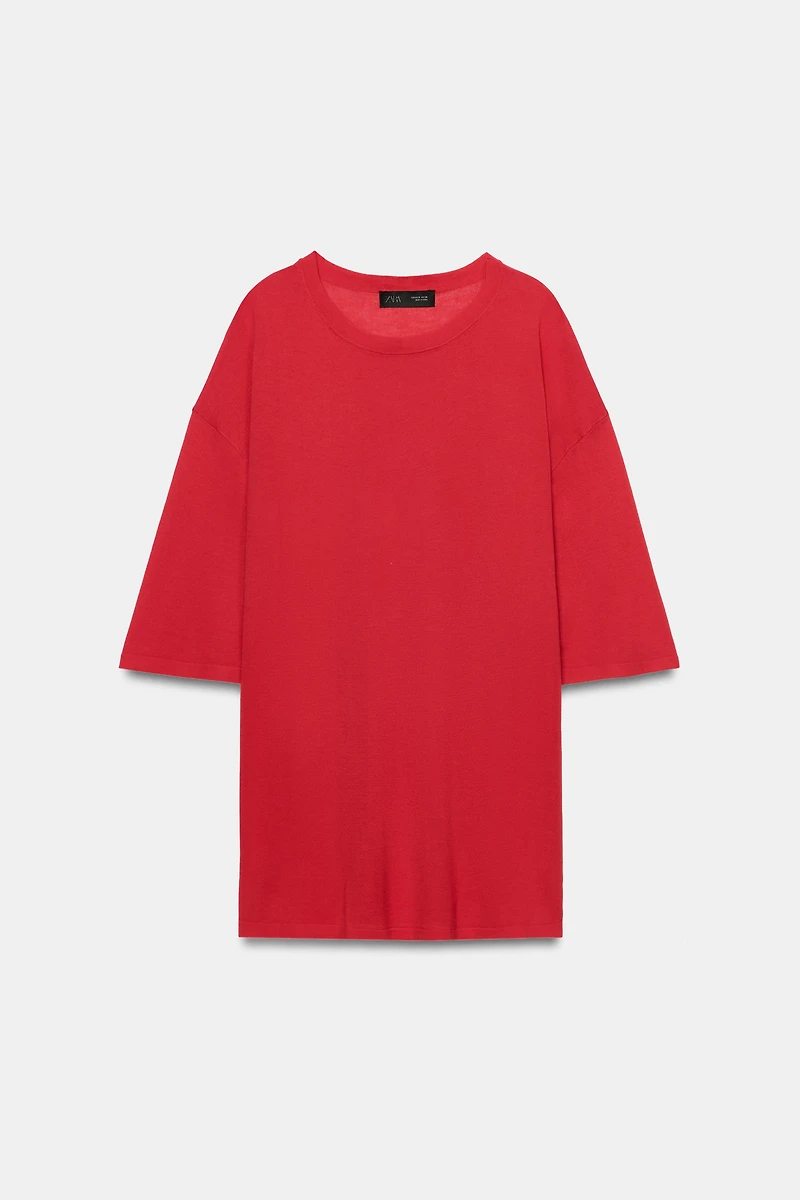 TOP OVERSIZE EN MAILLE