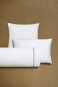 SATEEN PILLOWCASE WITH PIPING