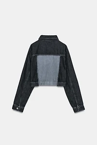 Z1975 CONTRAST SHORT DENIM JACKET