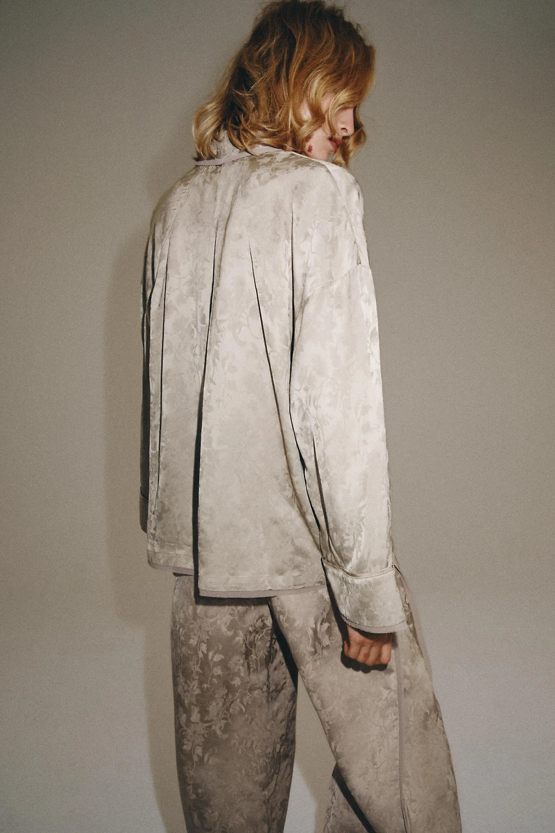 ZW COLLECTION JACQUARD TROUSERS